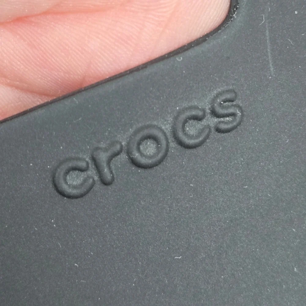 Crocs Brooklyn Low Wedge Platform Sandal Black W8 LiteRide Comfort Strappy NICE